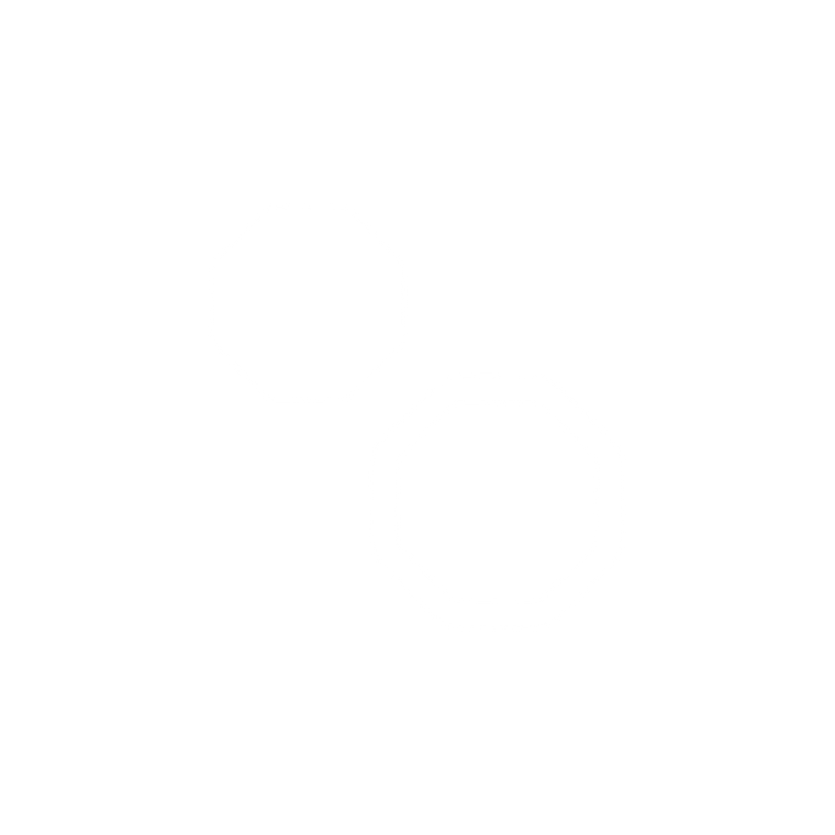 RESTLESS brand molecular icon featuring two bold white octagons, symbolizing energy, performance, and functional wellness.